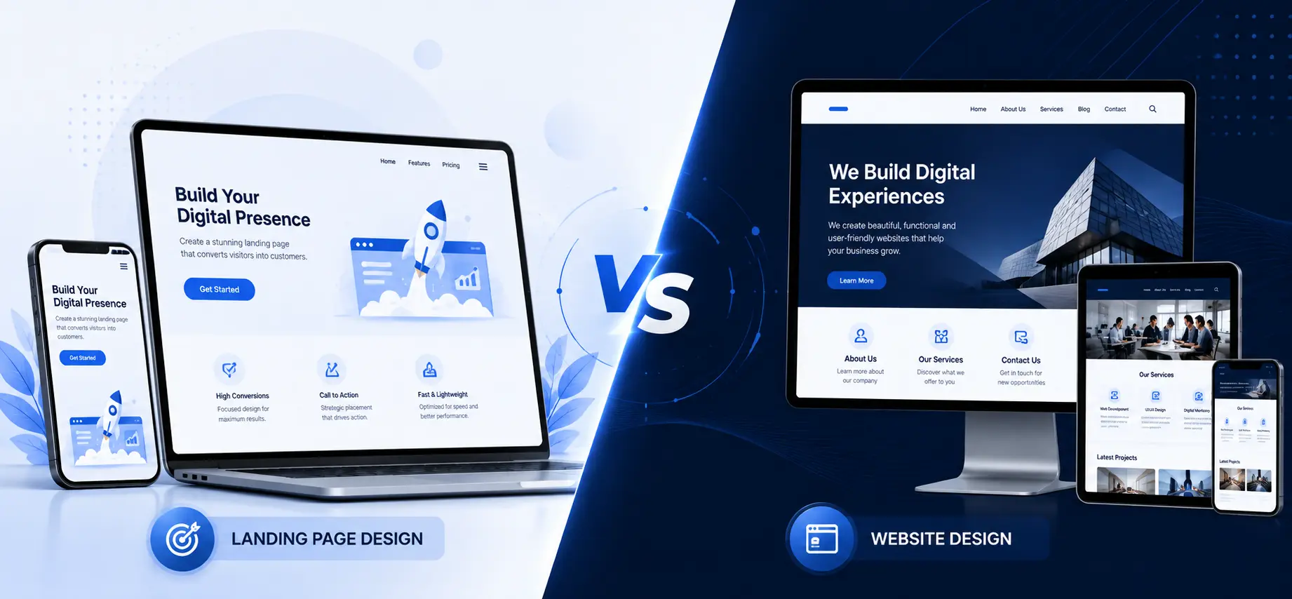 Landing page & Website Design